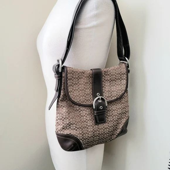 Coach vintage style classic convertible shoulder crossbody bag - Picture 2 of 10